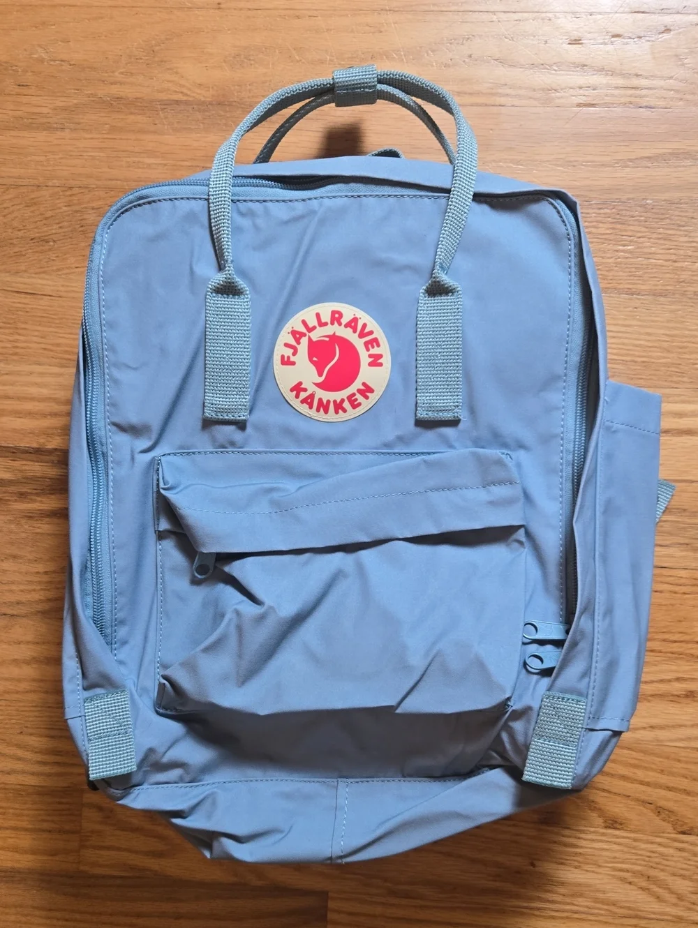 Fjallraven Kanken blue backpack